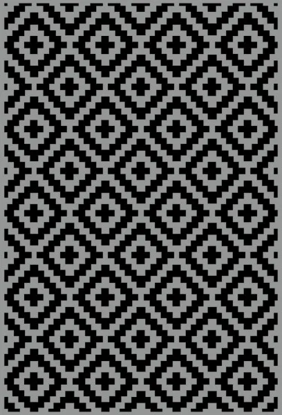 2024048084 – LIPPERT COMP Patio Mat, 12 Foot Length x 8 Foot Width Black and Gray Polyvinyl Non-Reversible Fabric UV/...